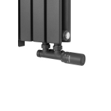 Grzejnik dekoracyjny Judy JD2E 600x1298 grafit