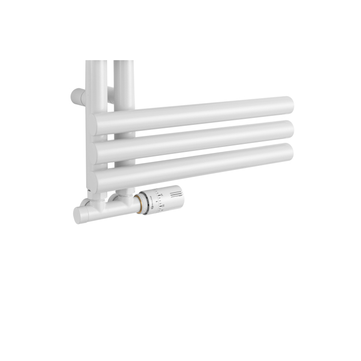 Grzejnik łazienkowy Zodiak 737x400 biały mat