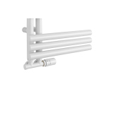 Grzejnik łazienkowy Zodiak 737x400 biały mat