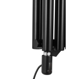 Grzejnik dekoracyjny hybrydowy Gilda GD2E 1800x354 czarny TANGO