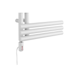 Grzejnik łazienkowy Zodiak 737x400 biały mat