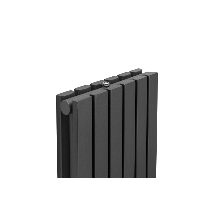 Grzejnik dekoracyjny hybrydowy Judy JD2E 1600x354 grafit SQUARE