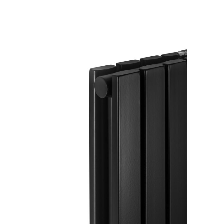 Grzejnik dekoracyjny hybrydowy Judy JD2E 1600x472 czarny SQUARE