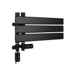 Grzejnik łazienkowy hybrydowy UCA 1544x500 czarny TANGO