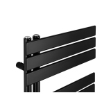 Grzejnik łazienkowy hybrydowy UCA 1544x500 czarny TANGO