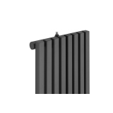 Grzejnik dekoracyjny hybrydowy Nomad ND1E 1600x360 grafit SQUARE