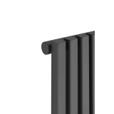 Grzejnik dekoracyjny hybrydowy Nomad ND1E 1800x360 grafit SQUARE