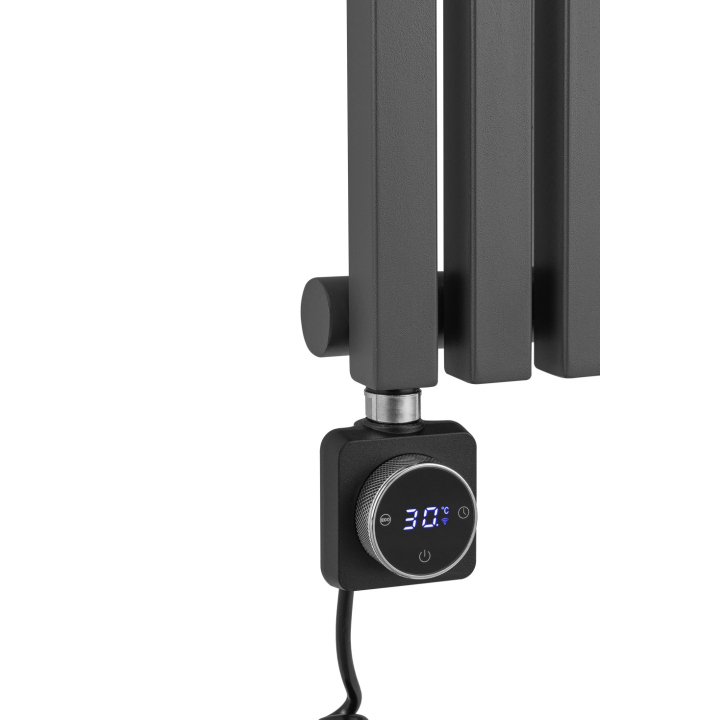 Grzejnik dekoracyjny hybrydowy Nomad ND1E 1600x360 grafit SQUARE