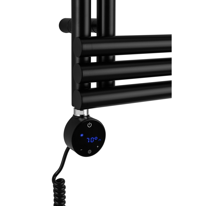 Grzejnik łazienkowy Zodiak 737x400 czarny