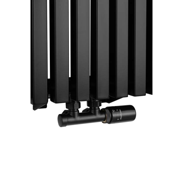 Grzejnik dekoracyjny hybrydowy Nomad ND2E 1800x540 czarny SQUARE