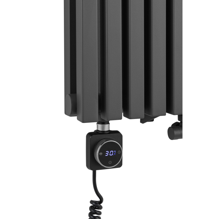 Grzejnik dekoracyjny hybrydowy Nomad ND2E 1800x630 grafit SQUARE