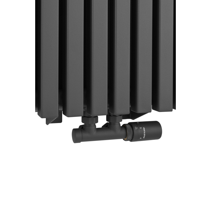 Grzejnik dekoracyjny hybrydowy Nomad ND2E 1800x360 grafit SQUARE