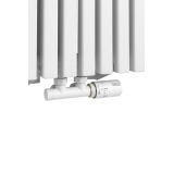 Grzejnik dekoracyjny hybrydowy Nomad ND2E 1800x360 biały SQUARE