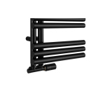 Grzejnik łazienkowy Zodiak 737x400 czarny