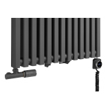 Grzejnik dekoracyjny Concert 1800x630 grafit