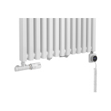 Grzejnik dekoracyjny Concert 1800x630 biały