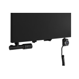 Grzejnik dekoracyjny płaski Concert 1600x600 czarny