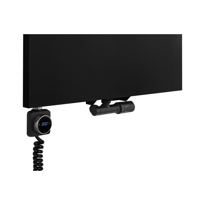 Grzejnik dekoracyjny płaski Concert 1800x700 czarny