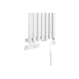 Grzejnik dekoracyjny Gilda GD1E 1800x413 biały