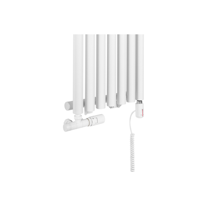 Grzejnik dekoracyjny Gilda GD1E 1800x413 biały