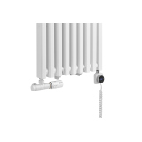 Grzejnik dekoracyjny hybrydowy Concert 1800x430 biały SQUARE