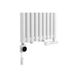 Grzejnik dekoracyjny hybrydowy Concert 1800x430 biały SQUARE