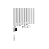 Grzejnik dekoracyjny hybrydowy Concert 1800x430 biały SQUARE