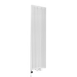 Grzejnik dekoracyjny hybrydowy Concert 1800x530 biały SQUARE