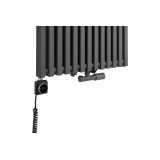 Grzejnik dekoracyjny hybrydowy Concert 1800x630 grafit SQUARE