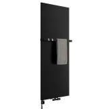 Grzejnik dekoracyjny hybrydowy płaski Concert 1800x700 czarny SQUARE