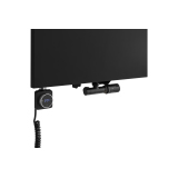 Grzejnik dekoracyjny hybrydowy płaski Concert 1800x600 czarny SQUARE