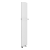 Grzejnik dekoracyjny hybrydowy płaski Concert 1600x300 biały SQUARE