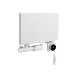 Grzejnik dekoracyjny hybrydowy płaski Concert 1600x300 biały SQUARE