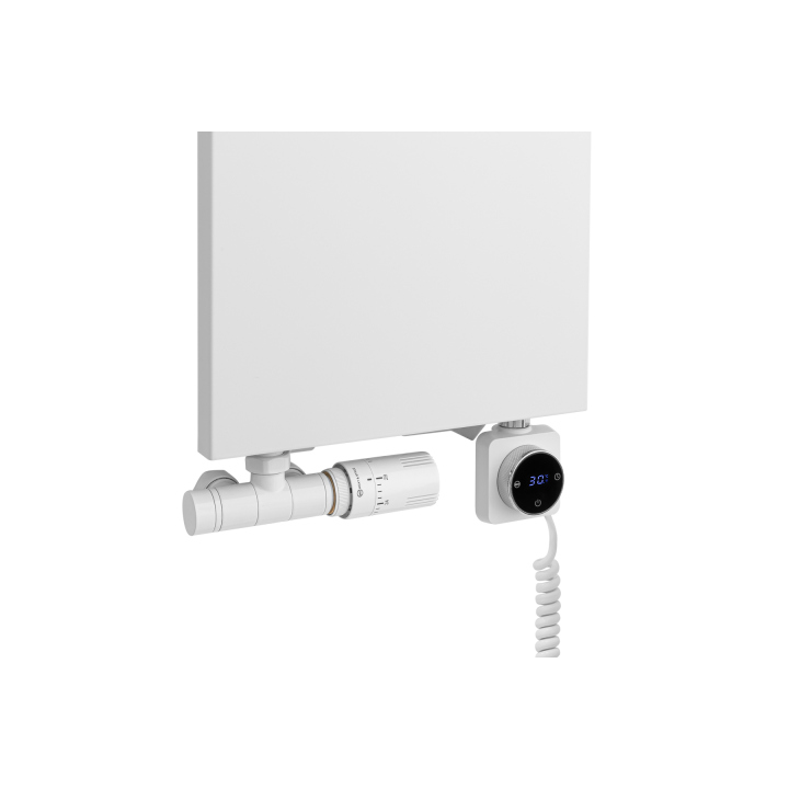 Grzejnik dekoracyjny hybrydowy płaski Concert 1600x300 biały SQUARE