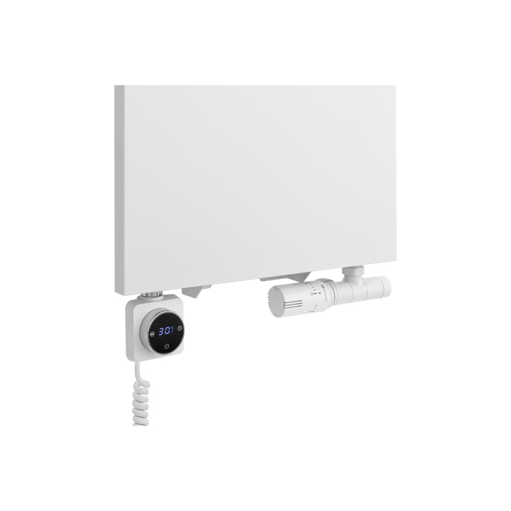 Grzejnik dekoracyjny hybrydowy płaski Concert 1600x400 biały SQUARE