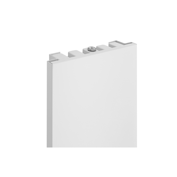 Grzejnik dekoracyjny hybrydowy płaski Concert 1600x300 biały SQUARE