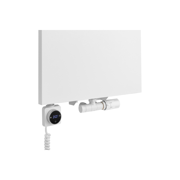 Grzejnik dekoracyjny hybrydowy płaski Concert 1600x500 biały SQUARE