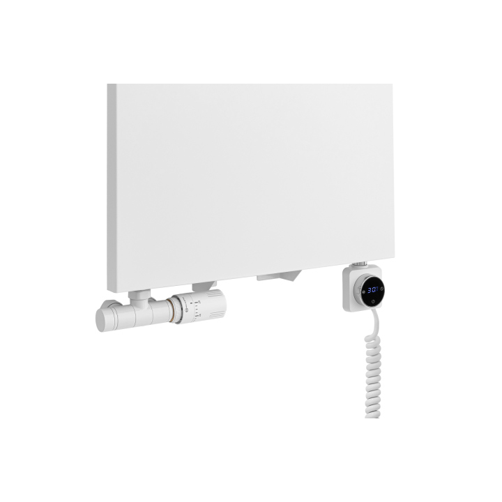 Grzejnik dekoracyjny hybrydowy płaski Concert 1600x500 biały SQUARE