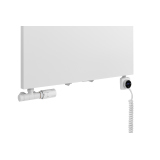 Grzejnik dekoracyjny hybrydowy płaski Concert 1800x700 biały SQUARE