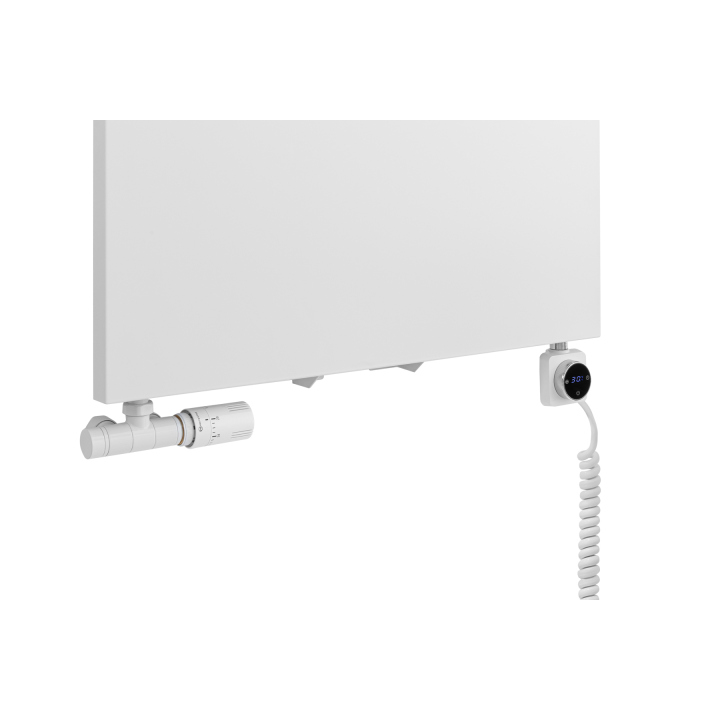 Grzejnik dekoracyjny hybrydowy płaski Concert 1800x700 biały SQUARE