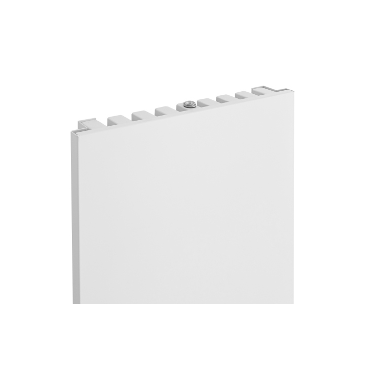 Grzejnik dekoracyjny hybrydowy płaski Concert 1600x500 biały SQUARE