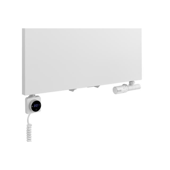 Grzejnik dekoracyjny hybrydowy płaski Concert 1800x700 biały SQUARE