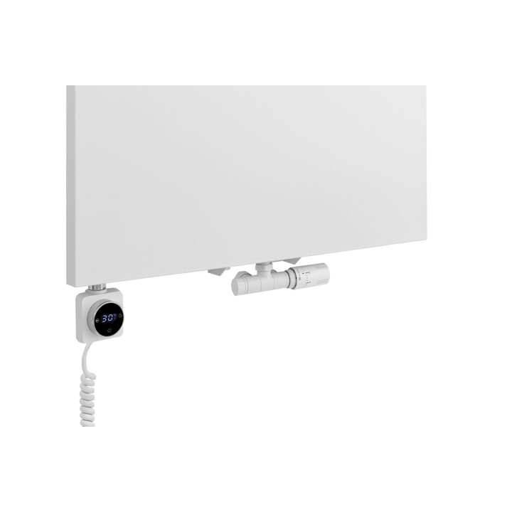Grzejnik dekoracyjny hybrydowy płaski Concert 1800x700 biały SQUARE