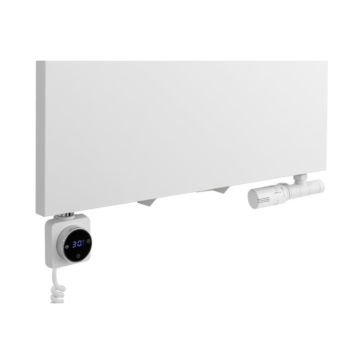 Grzejnik dekoracyjny hybrydowy płaski Concert 1600x600 biały SQUARE