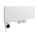 Grzejnik dekoracyjny hybrydowy płaski Concert 1600x600 biały SQUARE