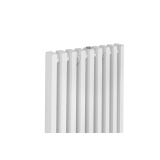 Grzejnik dekoracyjny elektryczny Concert 1800x430 biały, grzałka z lewej strony