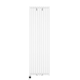 Grzejnik dekoracyjny elektryczny Concert 1800x530 biały, grzałka z lewej strony