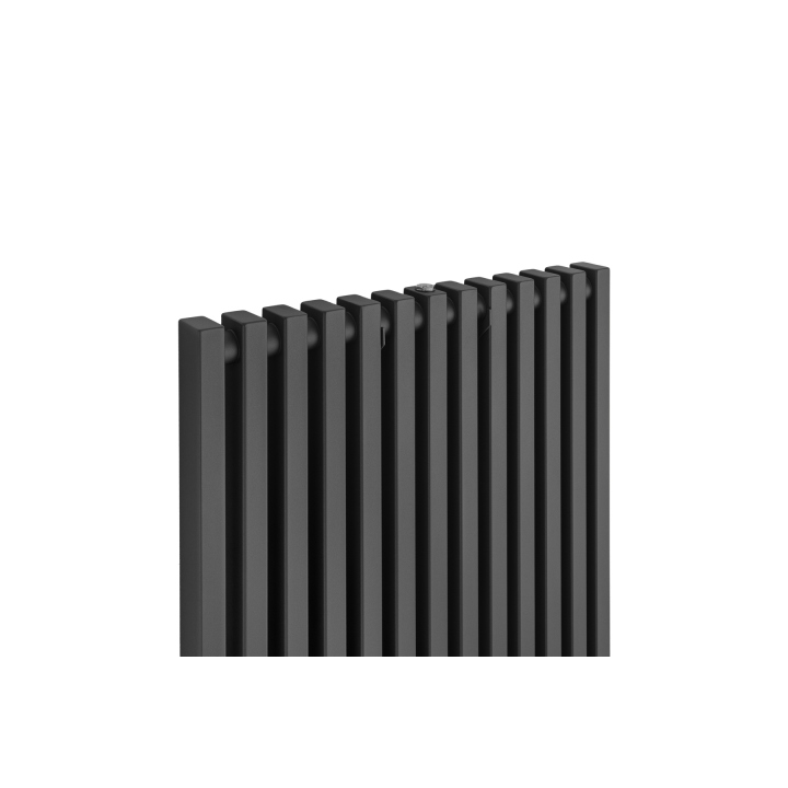 Grzejnik dekoracyjny elektryczny Concert 1800x630 grafit, grzałka z lewej strony