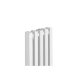 Grzejnik dekoracyjny elektryczny Concert 1600x330 biały, grzałka z prawej strony