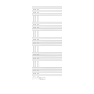 Grzejnik łazienkowy Zodiak 942x400 biały mat